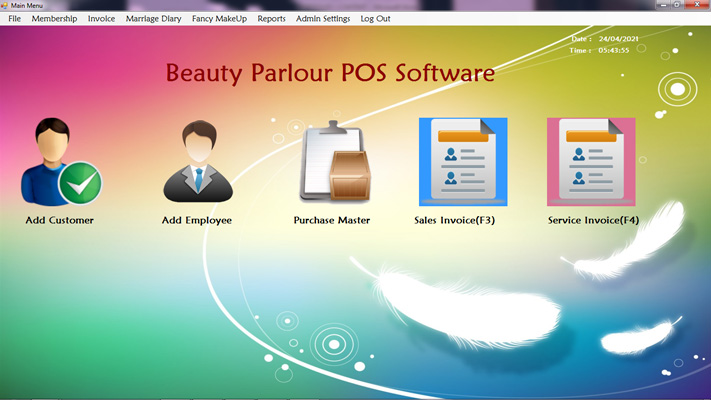Beauty Parlour Software
